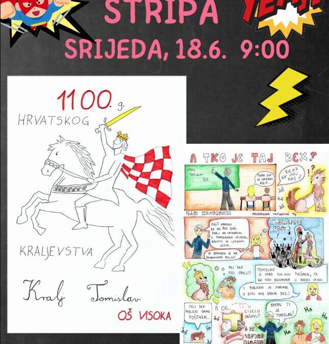 Prezentacija učeničkog stripa u našoj školi
