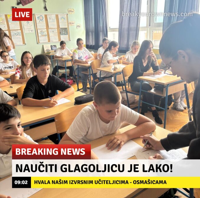 Naučiti glagoljicu je lako kada te poučavaju iskusne osmašice!