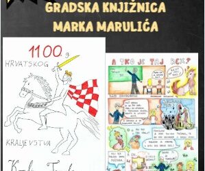 Promocija našeg stripa u Gradskoj knjižnici Marka Marulića