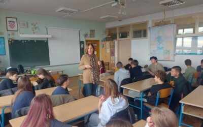 Predavanje školske liječnice u sklopu Mjeseca borbe protiv ovisnosti