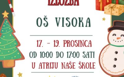 Božićna prodajna izložba radova naših učenika