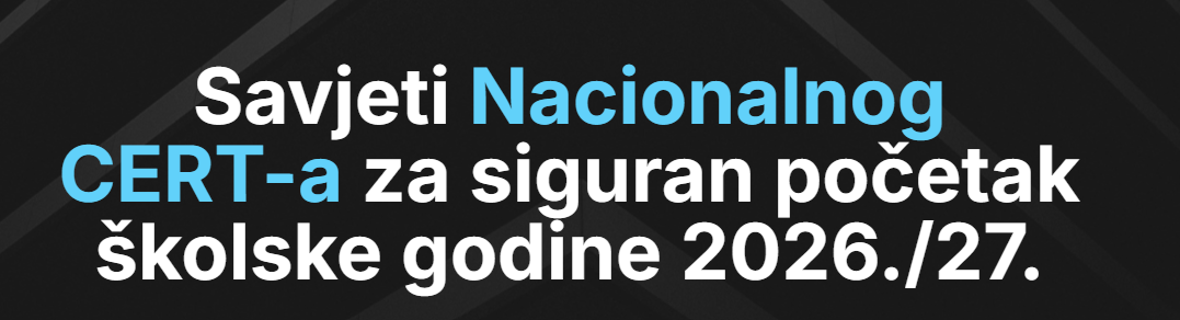 Savjeti za sigurniji početak školske godine